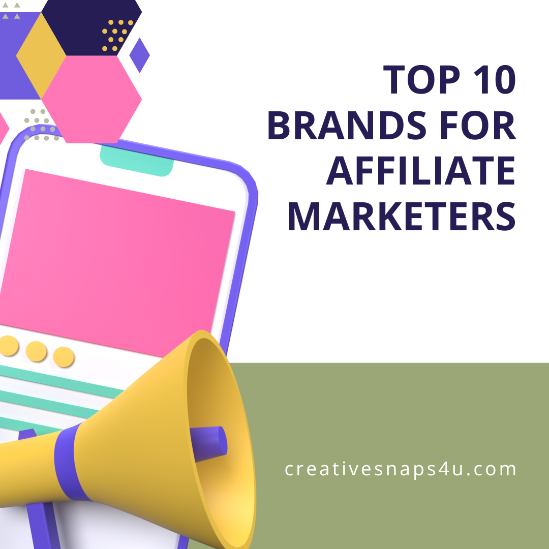 top 10 brands for affiliate marketers